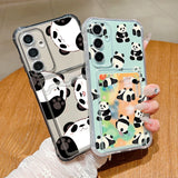 Coque panda assis pour Samsung Galaxy