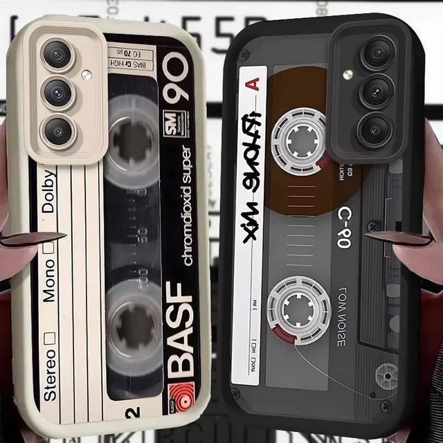 Coque Motif Cassette Rétro pour Samsung G...