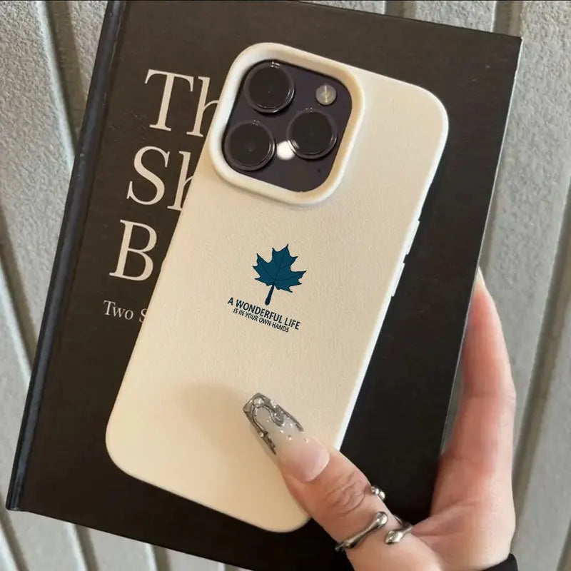 Coque Érable bleu
