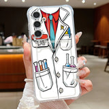 Coque infirmière et blouse blanche pour Samsung Galaxy