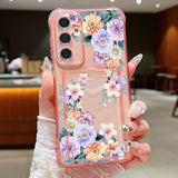 Coque fleurs pastel pour Samsung Galaxy