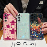Coque étoiles roses pour Samsung Galaxy