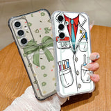 Coque infirmière et blouse blanche pour Samsung Galaxy