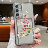 Coque Noël mitaines et lamas pour Samsung Galaxy
