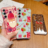 Coque père Noël rouge pour Samsung Galaxy