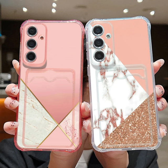 Coque marbre rose pour Samsung Galaxy