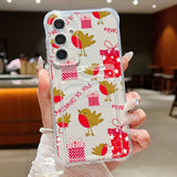 Coque père Noël rouge pour Samsung Galaxy