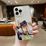 Coque Anime JoJo's Bizarre Adventure Transparente pour iPhone