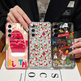 Coque Noël bonnets et pères Noël pour Samsung Galaxy