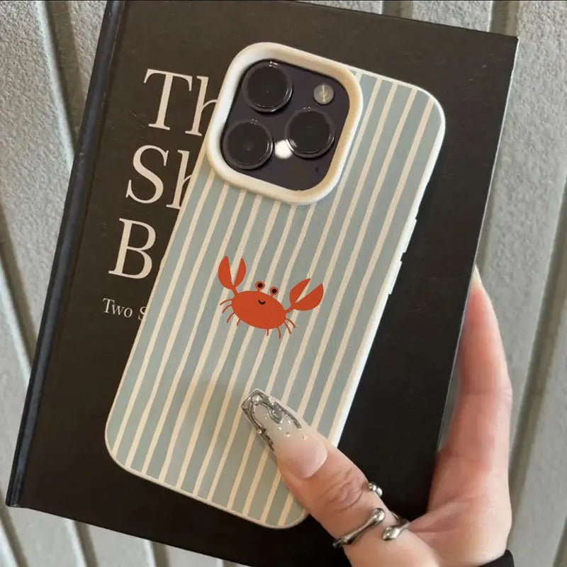Coque Crabe rayé