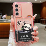 Coque panda dans la poche pour Samsung Galaxy