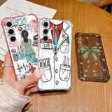 Coque infirmière et blouse blanche pour Samsung Galaxy