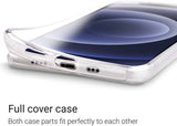 Coque 360° intégrale transparente avant et arrière pour iPhone