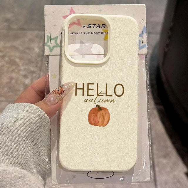 Coque Citrouille Hello