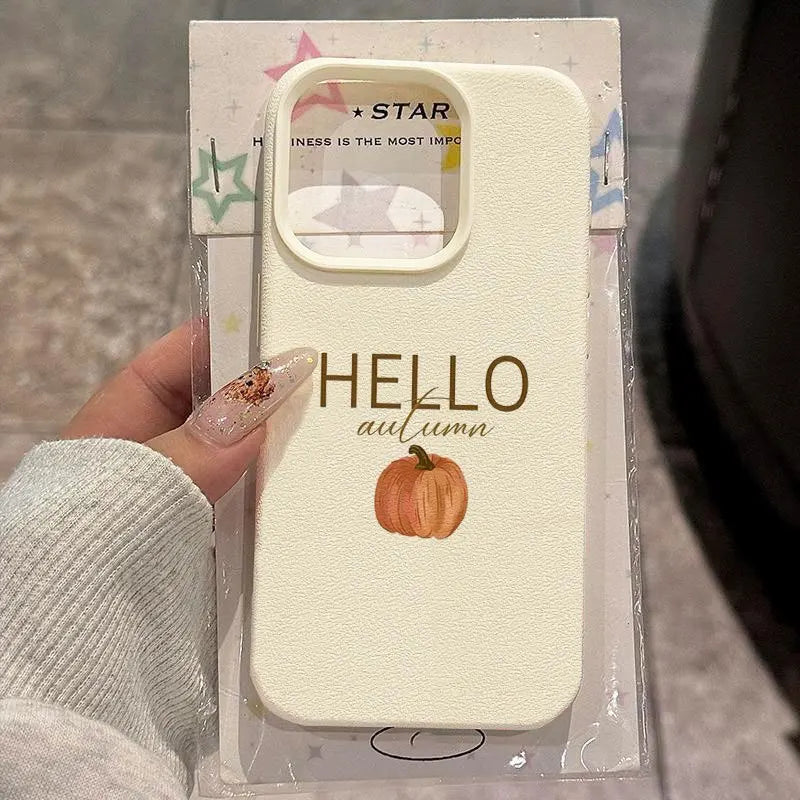 Coque Citrouille Hello