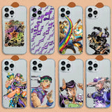 Coque Anime JoJo's Bizarre Adventure Transparente pour iPhone