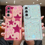 Coque étoiles roses pour Samsung Galaxy