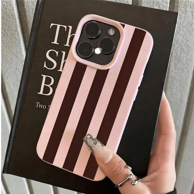 Coque Rayures brunes
