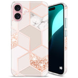 Coque rigide antichoc silicone et PC anti-rayures pour iPhone 13 à 16