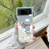Coque Chiot Maltais Dessin Animé Coréen pour Samsung Galaxy Z Flip