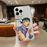 Coque Anime JoJo's Bizarre Adventure Transparente pour iPhone