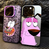 Coque Courage le Chien Froussard pour iPhone