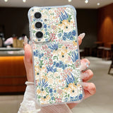 Coque bouquets de fleurs roses et des champs pour Samsung Galaxy