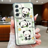 Coque pandas kawaii pour Samsung Galaxy