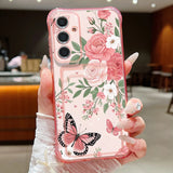 Coque bouquets de fleurs roses et des champs pour Samsung Galaxy