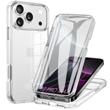 Coque 360° intégrale transparente avant et arrière pour iPhone
