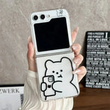 Coque Ours Mignon pour Samsung Galaxy Z Flip