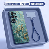 Coque tortue de mer bleue pour Samsung Galaxy
