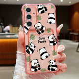 Coque panda assis pour Samsung Galaxy