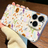 Coque Halloween Fantômes et Citrouilles pour iPhone
