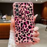 Coque léopard et pommes pour Samsung Galaxy