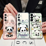 Coque pandas kawaii pour Samsung Galaxy