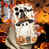 Coque Halloween Fantôme Chapeau de Sorcière pour iPhone