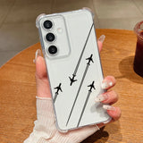Coque avion et montagne pour Samsung Galaxy