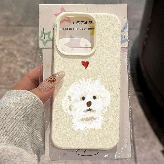 Coque Bichon cœur