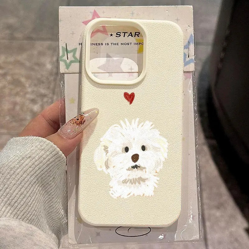 Coque Bichon cœur
