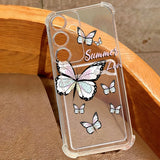Coque papillon rose pour Samsung Galaxy