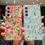 Coque prairie fleurie pour Samsung Galaxy