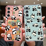 Coque panda assis pour Samsung Galaxy