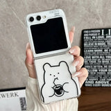 Coque Ours Mignon pour Samsung Galaxy Z Flip