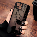 Coque Jujutsu Kaisen Noir Mat Antichoc pour iPhone
