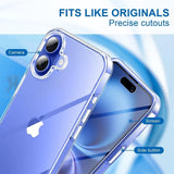 Coque 360° intégrale transparente avant et arrière pour iPhone