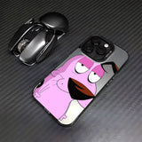 Coque Courage le Chien Froussard pour iPhone
