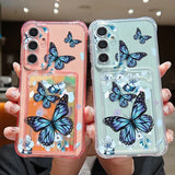 Coque papillons bleus pour Samsung Galaxy