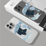 Coque Jujutsu Kaisen Silicone Souple Blanche pour iPhone