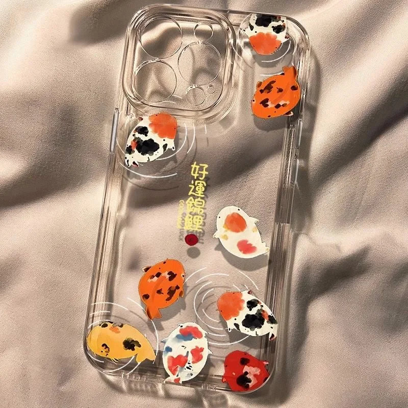 Coque Carpe koï porte-bonheur